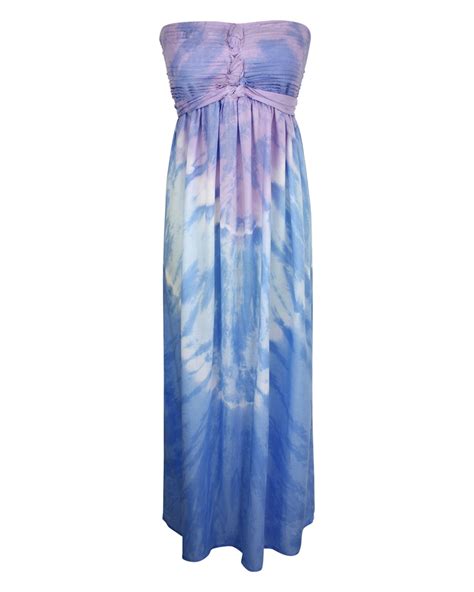 Tropical Sundress Maxi Off The Shoulder Romance By The Sea Pastel