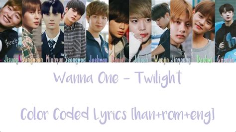 wanna one twilight lyrics