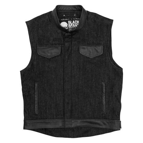Black Brand® 0714 0504 0058 Mens Denim Vest 4x Large Black