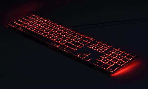 Rgb Backlit Wired Aluminum Keyboard By Matias Ergocanada Detailed