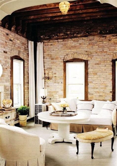 30 Cool Brick Walls Ideas For Living Room Ecstasycoffee
