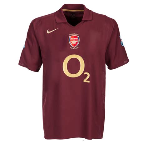 2005 2006 Arsenal Vintage Home Football Shirt