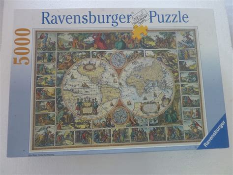 P1060418 Historische Wereldkaart Ravensburger 5000 D002 Puzzel O