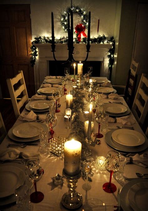 If you have teenagers and want to kick the theme up a notch, have show them some basic ideas for decorating the houses, such as using shredded coconut as snow, and then let them create their masterpieces. Perfect for a classic Christmas eve dinner with family | Christmas dinner table, Dinner party ...