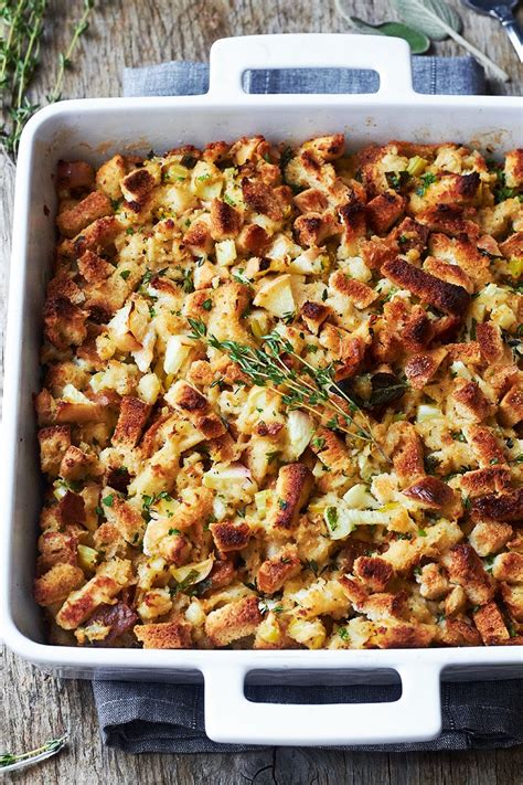 Thanksgiving Stuffing Recipe With Apple And Sage How To Make