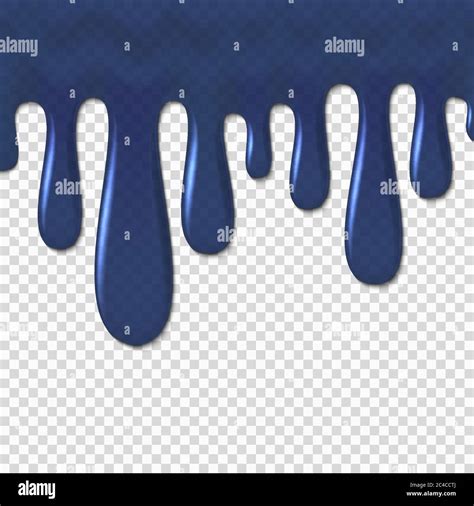 Water Dripping Blue Color Dropping Background Vector Illustration