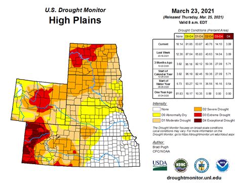 Drought News March 25 2021 Frequent Precipitation During The Past