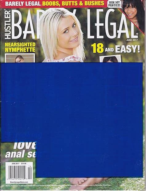 Amazon Com June Hustler Barely Legal Magazine Everything Else