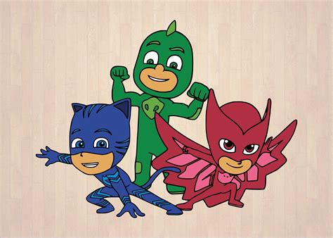 Pj Masks Svg Cutting Files And Clip Art Svg Dxf And My Xxx Hot Girl