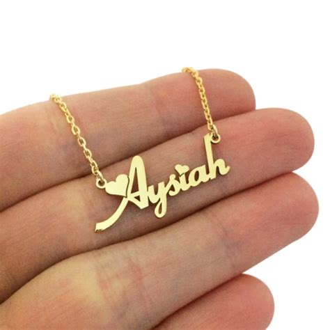 Dog mom necklace, pet memorial necklace, gold pet necklace, paw necklace, dog jewelry, gold disc, gift for her, vintagestampjewels. 3 Colors Personalized Custom Name Pendant Necklaces For ...