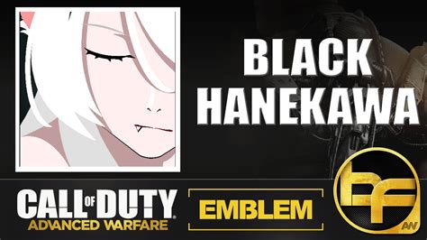 Cod Advanced Warfare Emblem Tutorial Black Tsubasa Hanekawa By
