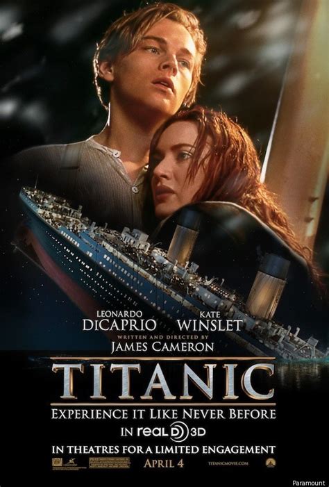 Titanic 3d Poster Celebrate Valentines Day With One Of The Most Romantic Movies Ever