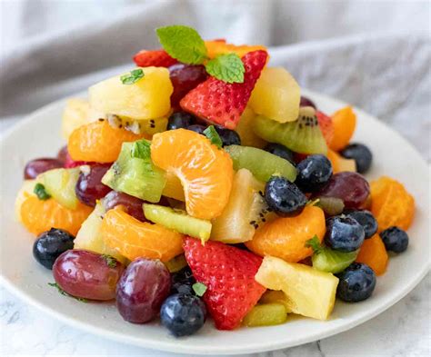 Easy Fruit Salad Recipe Dinner Then Dessert