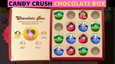 Candy Crush Saga Chocolate Box Collecting Colour Bombs Candy Crush