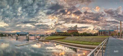 Riverfront Pier Sunrise Photograph By Steven Llorca Fine Art America