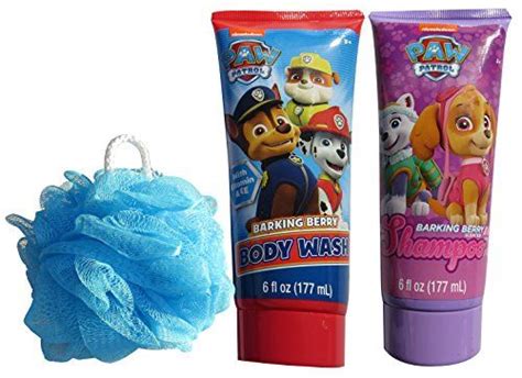Paw Patrol Shampoo And Body Wash With Pouf 3 Piece Set Tag A Friend Who