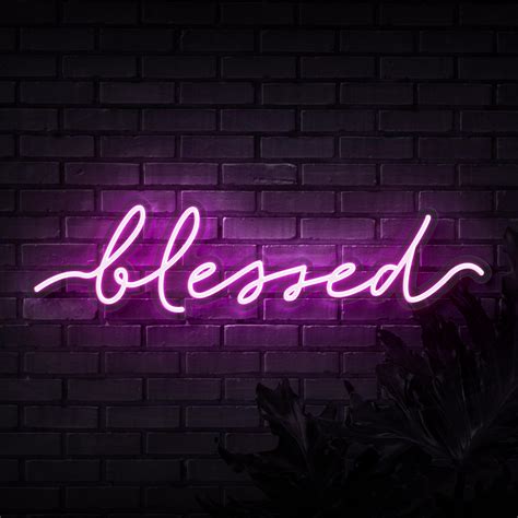 Blessed Neon Sign | Sketch & Etch Neon