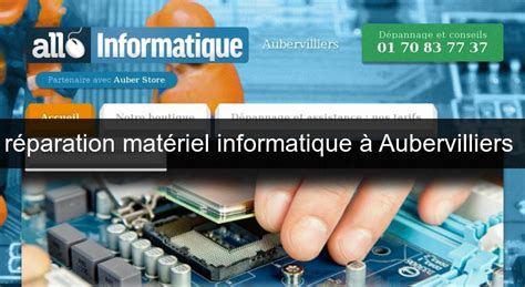 Réparation Matériel Informatique à Aubervilliers Dépannage Informatique