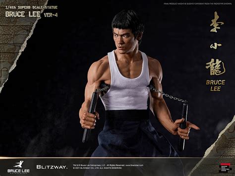 Blitzway Bruce Lee Tribute Statue Ver 4 14th Scale Hybrid Type Statue