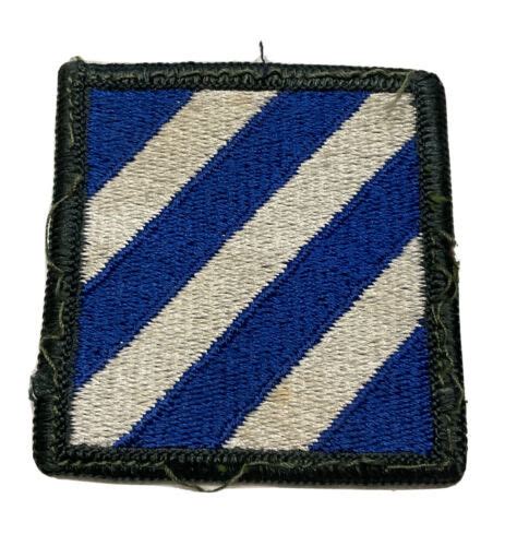 Vietnam War Era Us Army 3rd Infantry Division Color Merrowed Edges