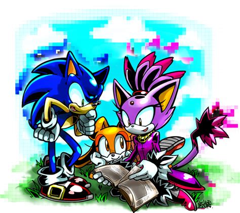 Sonic Blaze And Cream Sonic The Hedgehog Fan Art