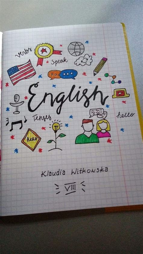 10 Dibujos Para Portadas De Ingles