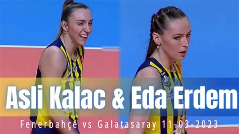 Turkish Volleyball League22 23 R19 [asli Kalac And Eda Erdem] Youtube
