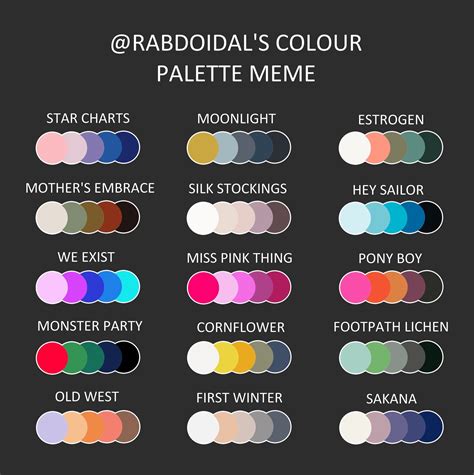 Pin By Mj Anderson On Dandd Character Inspiration Color Palette Challenge Color Psychology