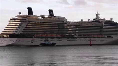 Celebrity Solstice Leaving Newcastle Youtube