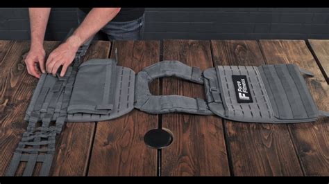 How To Adjust Your Weighted Vest Force Fitness Weighted Vest Youtube