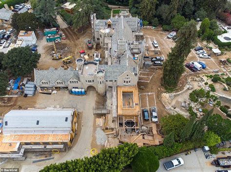 New Aerial Images Reveal Playboy Mansion Remodeling Progress After
