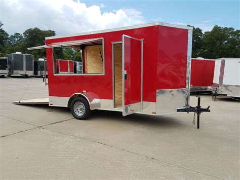 X Sa Trailer Red Ramp Side Door Extra Height Concession