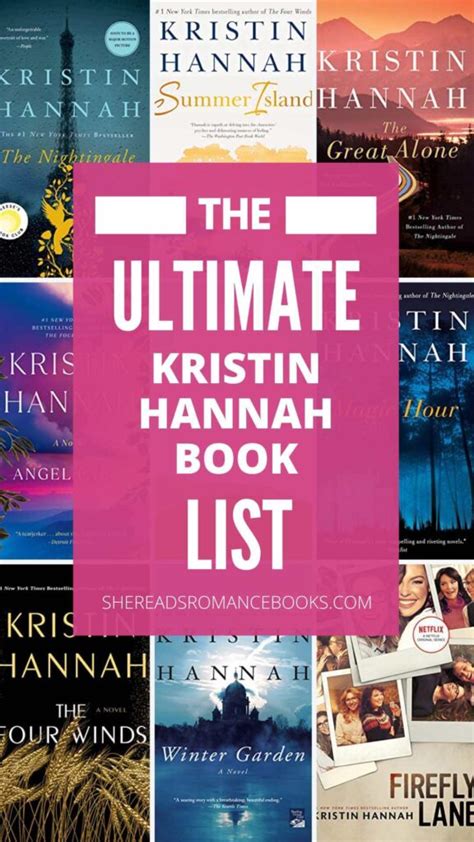 The Complete Kristin Hannah Booklist With Pdf Download She Reads