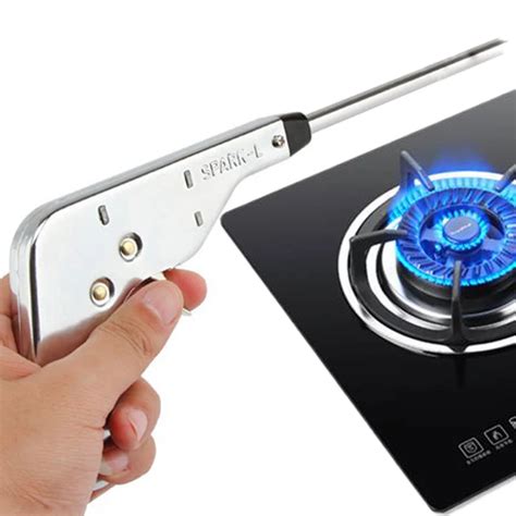 Stainless Steel Lighters Gas Burner Fire Startergas Stove Electronic