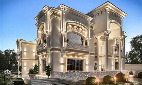New Classic Villa On Behance Classic House Exterior Classic House