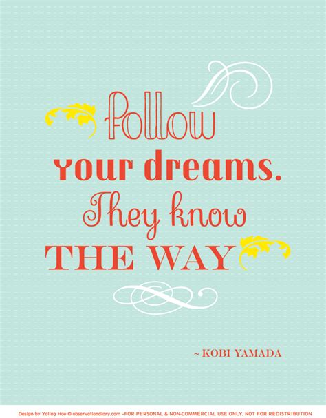 Quotes About Following Your Dreams Quotesgram
