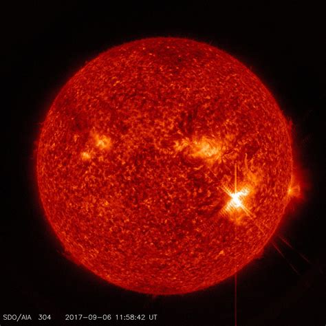 Two Significant Solar Flares Imaged By Nasas Sdo