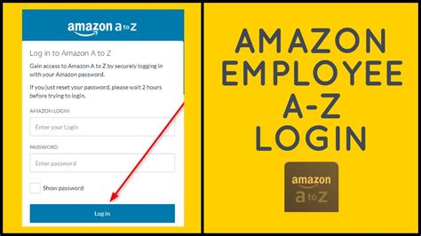 Amazon A Z Employee Login 2021 Amazon Employee Sign In Tutorial