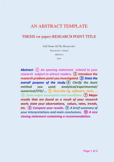 😍 Example Of An Abstract In Research Sample Abstracts 2022 11 08