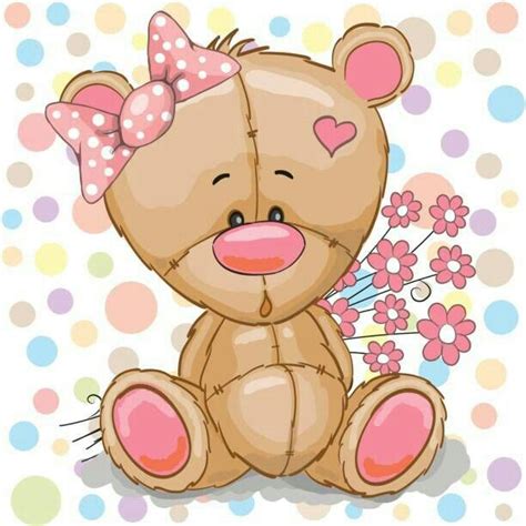 Teddy Bear Cartoon Teddy Bear Girl Cute Teddy Bears Tatty Teddy