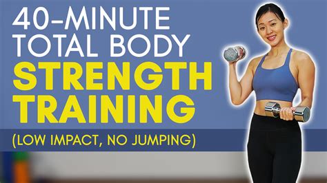 40 minute total body strength training at home