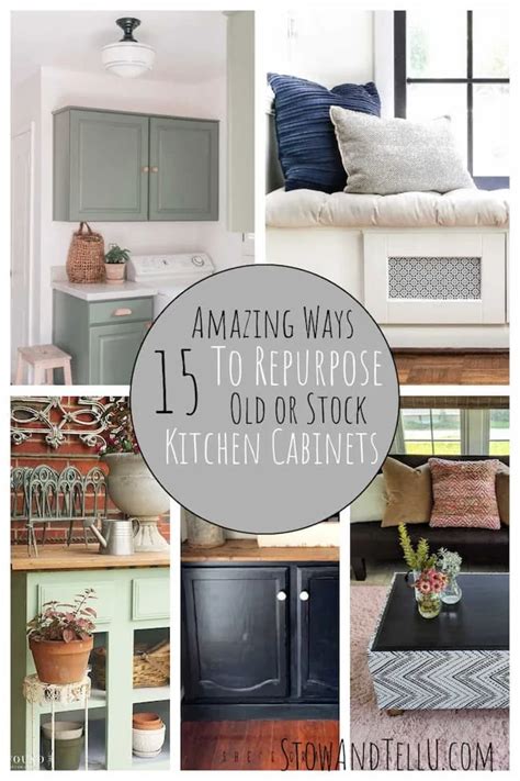 15 Ways To Repurpose Kitchen Cabinets For The Rest Of Your Home