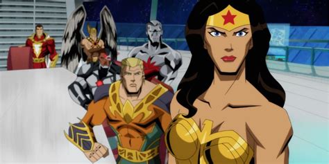 Exclusive Injustice Clip Splits The Justice League Into Team Superman