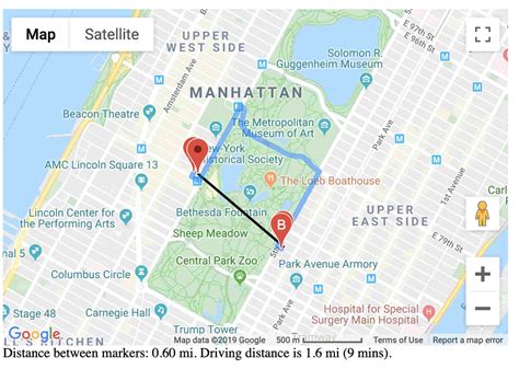 Calculating Distance Between Two Points With The Maps Javascript API