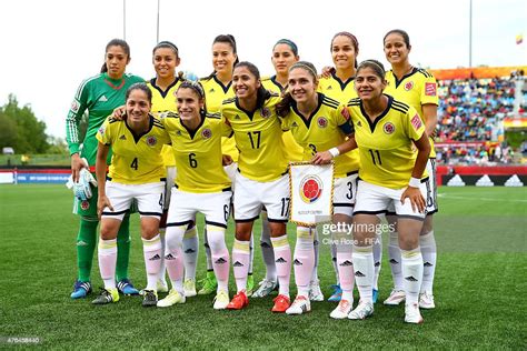 The Colombian Team Pose Prior To The Fifa Womens World Cup 2015