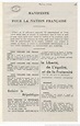 Manifeste pour la Nation Française Février 1943 · Milguerres
