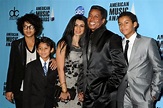 jermaine jackson with his wife halima and sons jeremy, jermajesty and ...