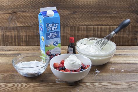 Whipped creams are widely used for cooking in households and in the catering sector, especially for desserts and cake decorations. Homemade Whipped Cream | DairyPure