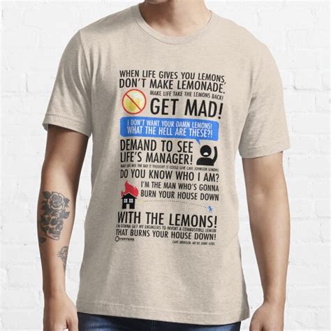 When Life Gives You Lemons T Shirt For Sale By Jerryboo Redbubble