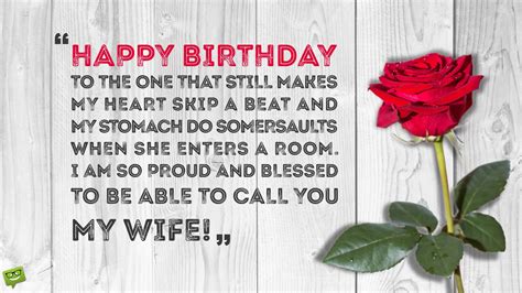 Take the time to find the perfect sentiment that reflects how you feel about the wonderful woman in your life. Romantic Birthday Wishes for your Wife | Can't Do Anything ...